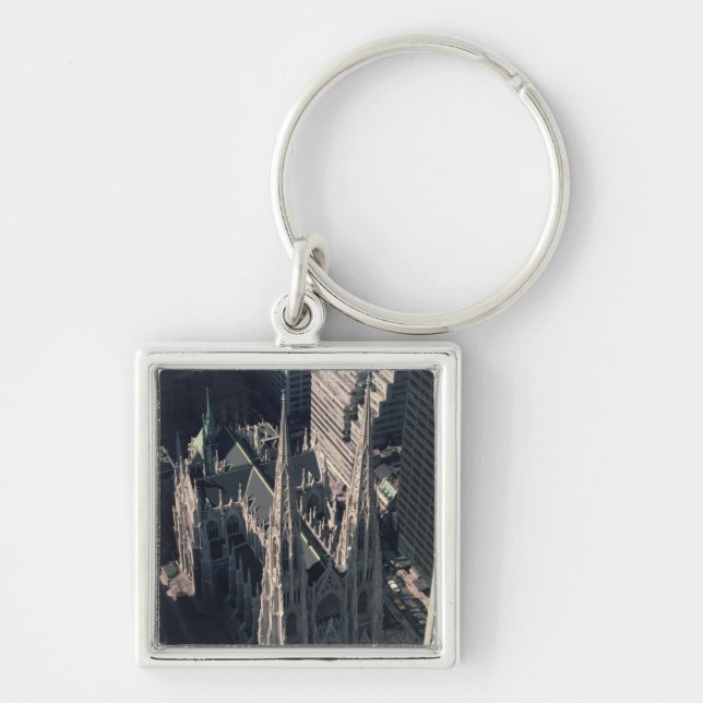 Porte-clés Vue de la cathédrale de St Patrick (Devant)