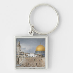 Porte-clés Vue de la place du Mur occidental, fin d'après-mid