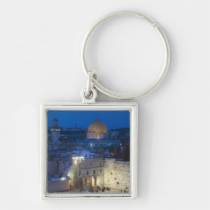 Porte-clés Vue de la place du Mur occidental, fin de soirée