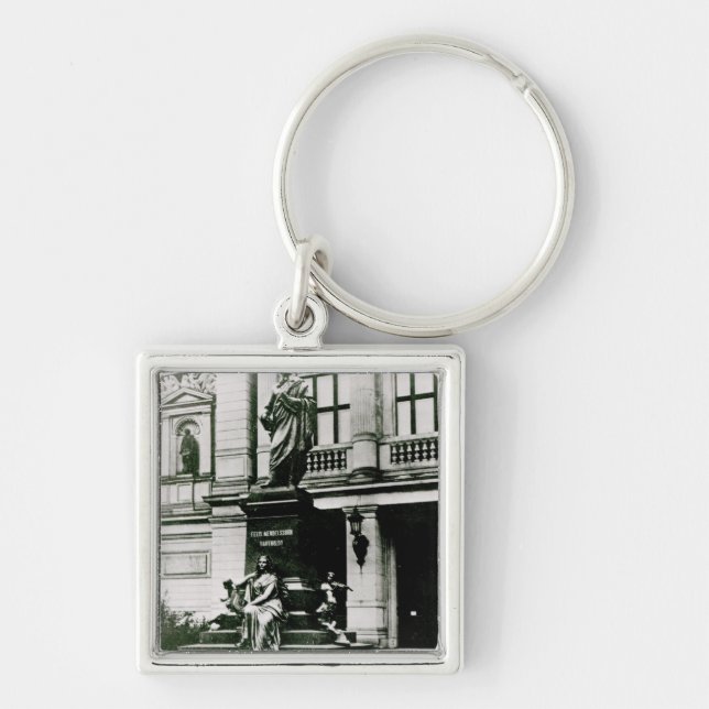 Porte-clés Vue de la statue de Mendelssohn (Devant)