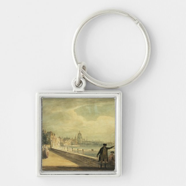 Porte-clés Vue de la ville (Devant)