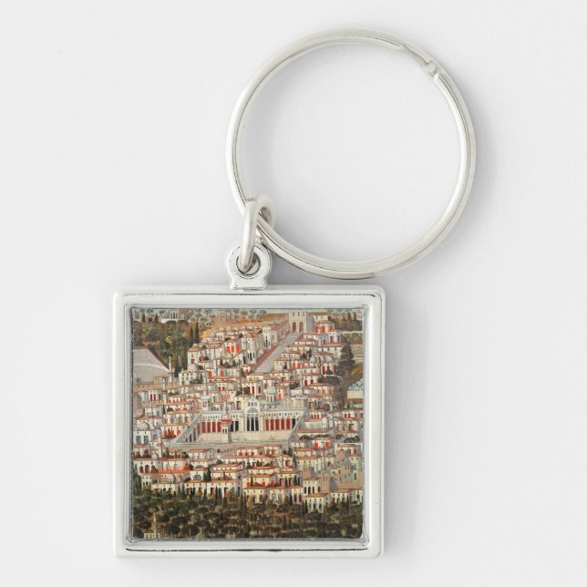 Porte-clés Vue de la ville de Damas (Devant)