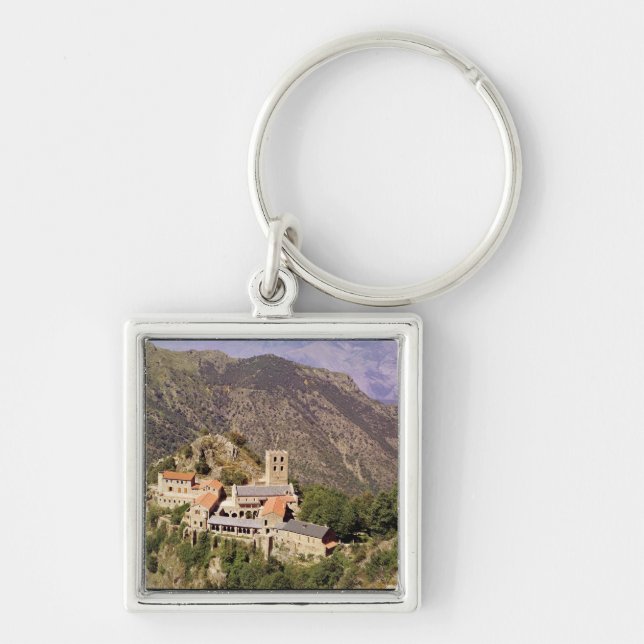 Porte-clés Vue de l'abbaye de St Martin du Canigou (Devant)