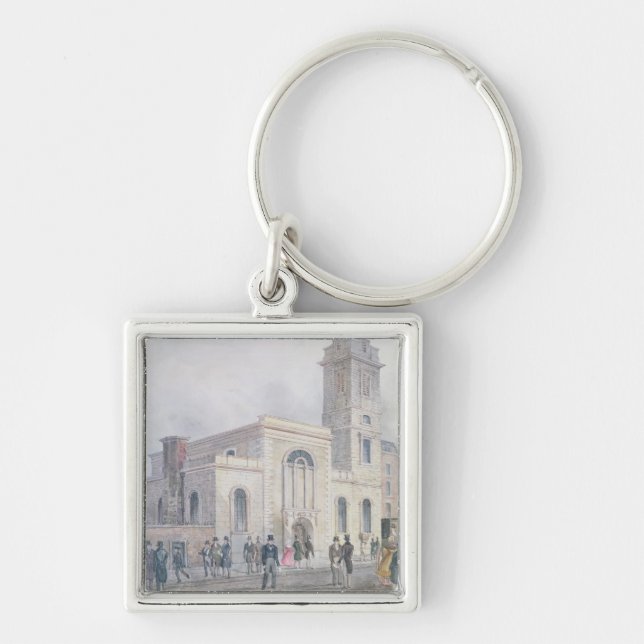 Porte-clés Vue de l'église de St Bartholomew (Devant)