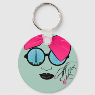 Porte-clés Vue de Paris surdimensionnée