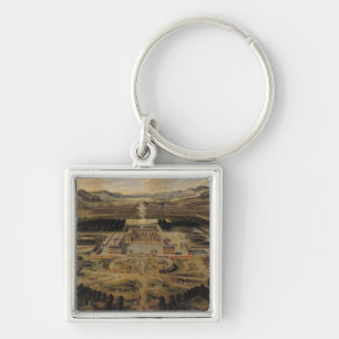 Porte-clés Vue de perspective du château