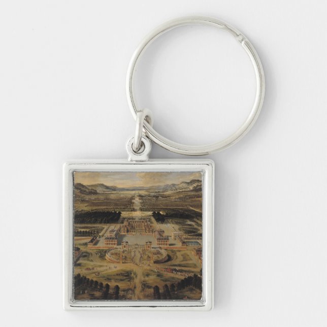 Porte-clés Vue de perspective du château (Devant)