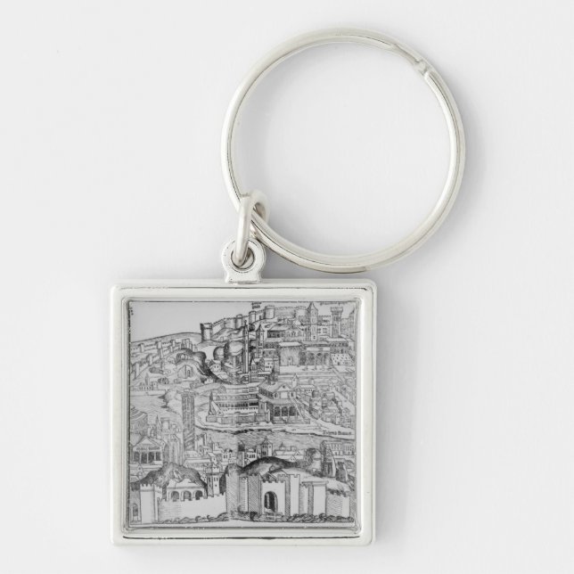 Porte-clés Vue de Rome, 1493 (Devant)