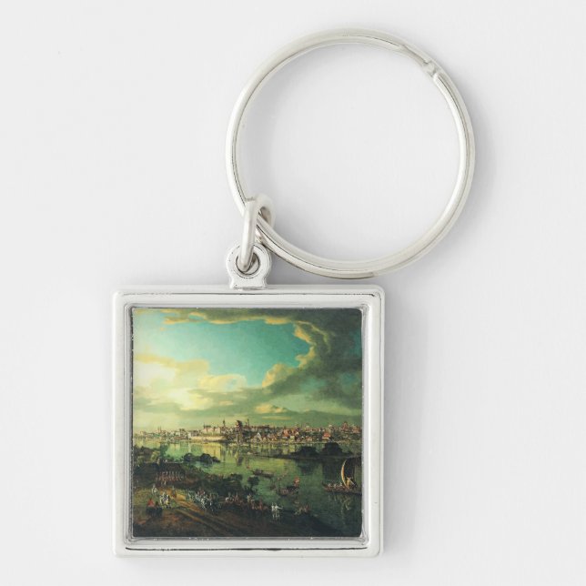 Porte-clés Vue de Varsovie depuis Praga par Bernardo Bellotto (Devant)