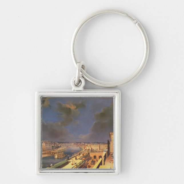 Porte-clés Vue de Vienne, 1819 (huile sur la toile) (Devant)
