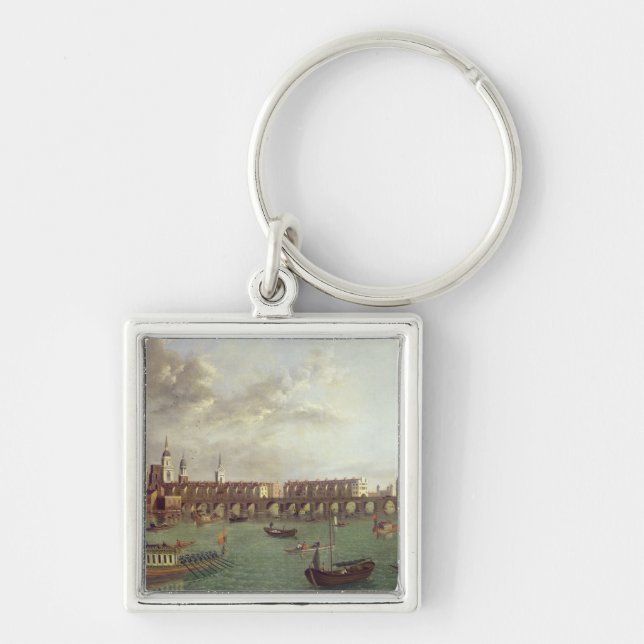 Porte-clés Vue de vieux pont de Londres (Devant)