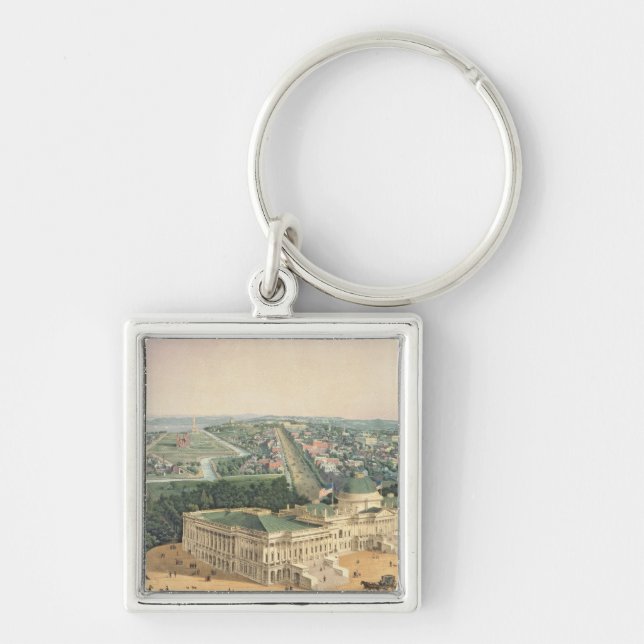 Porte-clés Vue de Washington, pub. par E. Sachse et Cie., (Devant)