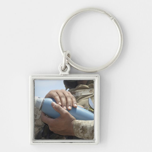 Porte-clés Vue d'ensemble d'un soldat faisant crader une muni (Devant)