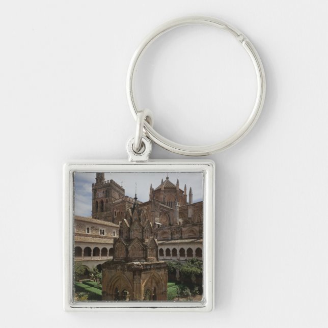 Porte-clés Vue du cloître mudejar (Devant)