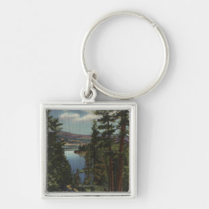 Porte-clés Vue du lac par les pins # 2