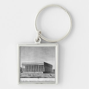 Porte-clés Vue du palais impérial de bourse