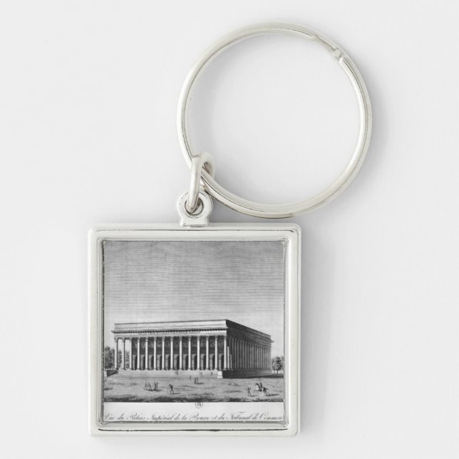 Porte-clés Vue du palais impérial de bourse (Devant)