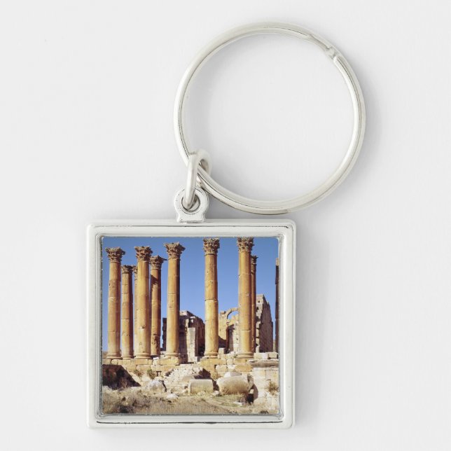 Porte-clés Vue du temple d'Artémis, ANNONCE c.386 construite (Devant)