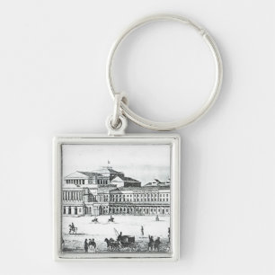 Porte-clés Vue du théâtre grand, Varsovie