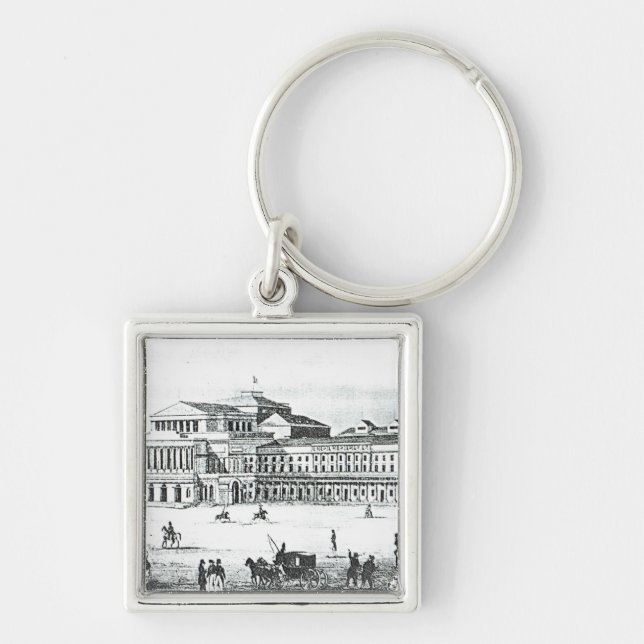 Porte-clés Vue du théâtre grand, Varsovie (Devant)