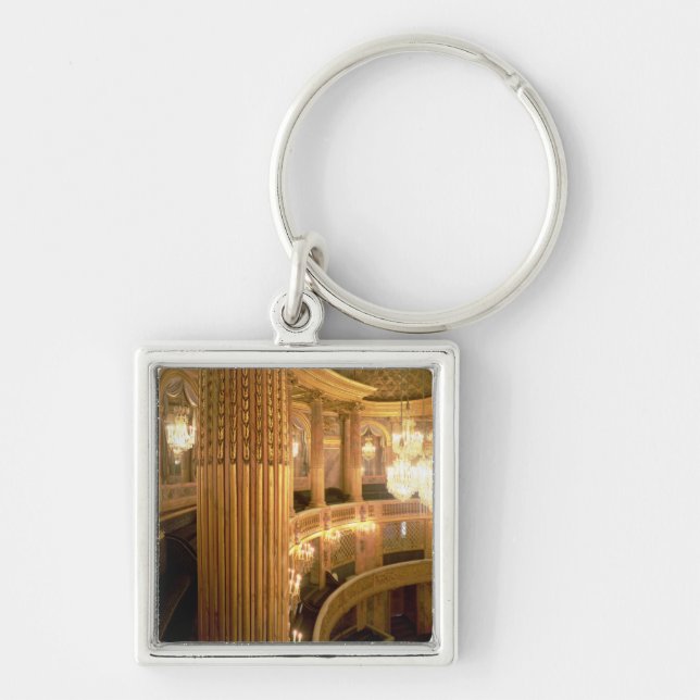 Porte-clés Vue intérieure du théatre de l'opéra regardant (Devant)