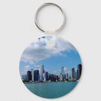 Porte-clés Vue panoramique de Chicago depuis Navy Pier