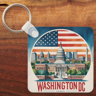 Porte-clés Vue panoramique de Washington DC