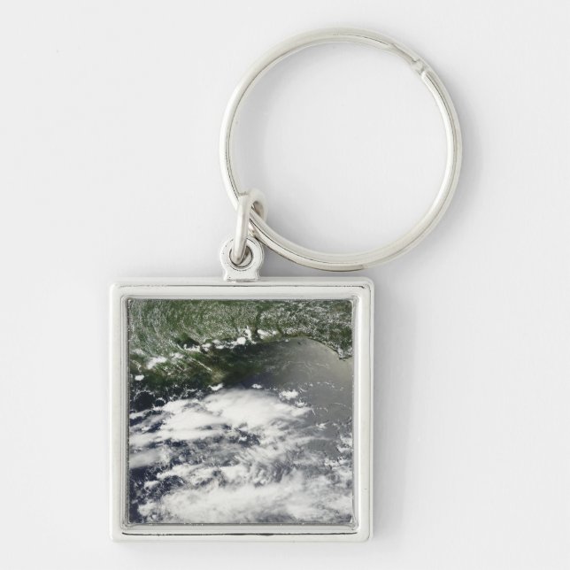 Porte-clés Vue satellite des fuites d'huile 2 (Devant)