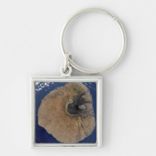 Porte-clés Vue satellite du Mont Fogo