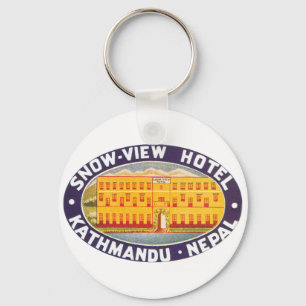 Porte-clés Vue sur la neige Hotel Kathmandu Nepal