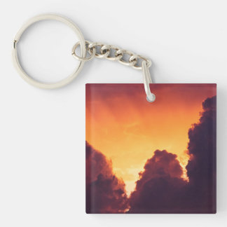 Porte-clés w par temps