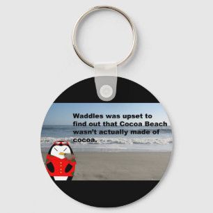 Porte-clés Waddles à Cocoa Beach Key Ring