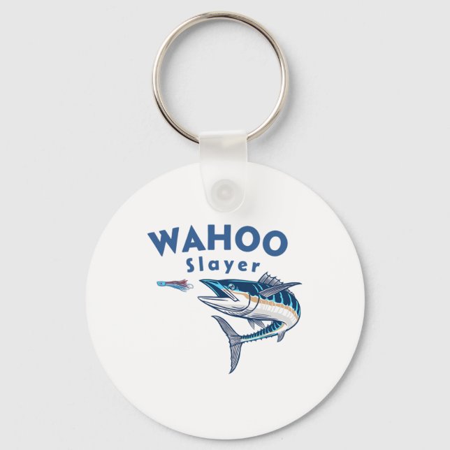 Porte-clés Wahoo Slayer Salt Water Fishing Wahoo  (Recto)
