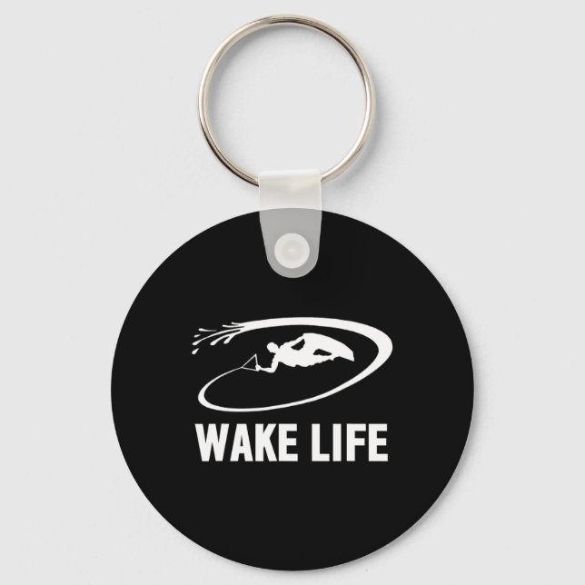 Porte-clés Wake Life Wake Surfing et wakeboard  (Recto)