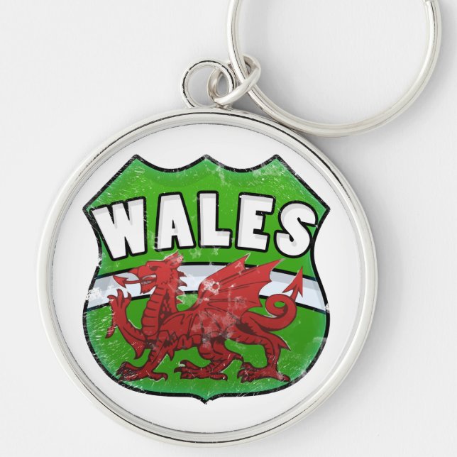 PORTE-CLÉS WALES BADGE (Devant)