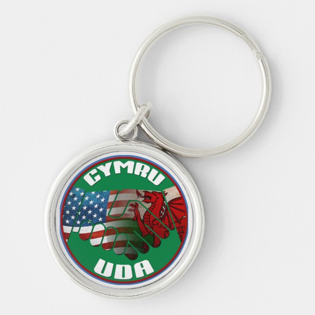 Porte-clés Wales USA Friendship Keyring (Devant)