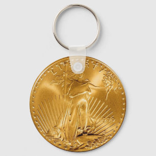 Porte-clés Walking Liberty 1 Dollar Gold COIN