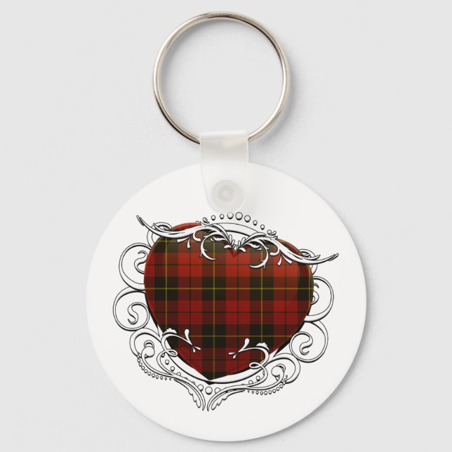 Porte-clés Wallace Tartan Heart (Recto)