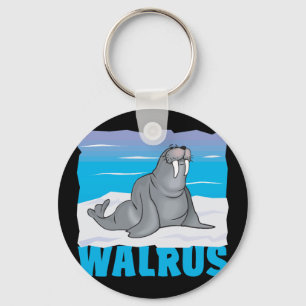 Porte-clés Walrus amical pour enfants