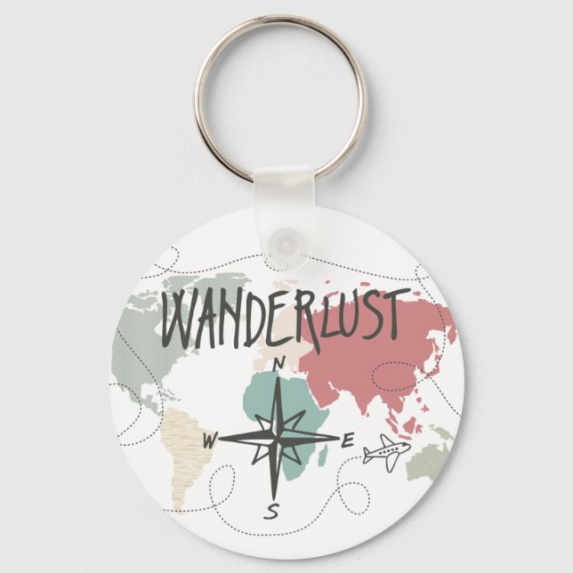 Porte-clés Wanderlust (Recto)