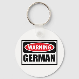 Porte-clés Warning GERMAN Key Chain