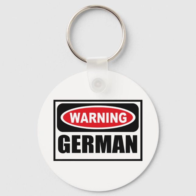 Porte-clés Warning GERMAN Key Chain (Recto)