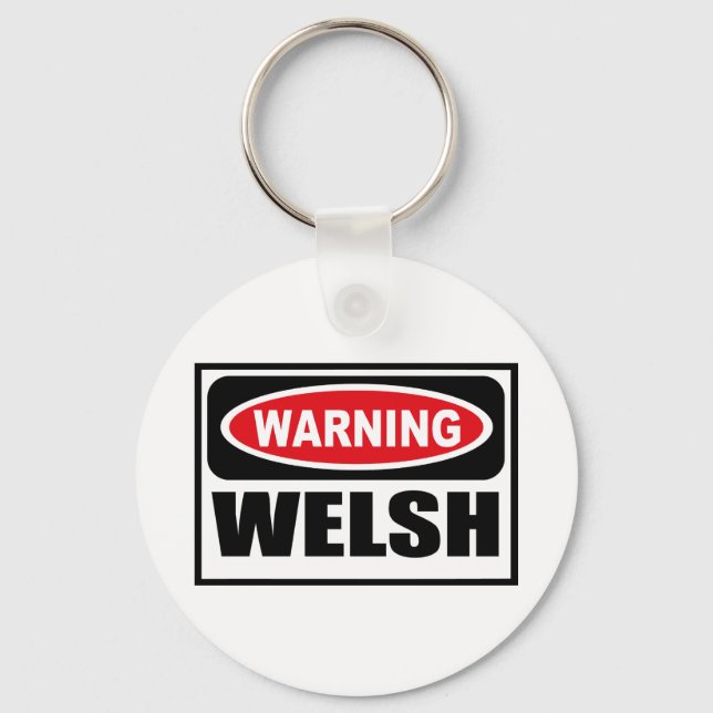 Porte-clés Warning WELSH Key Chain (Recto)