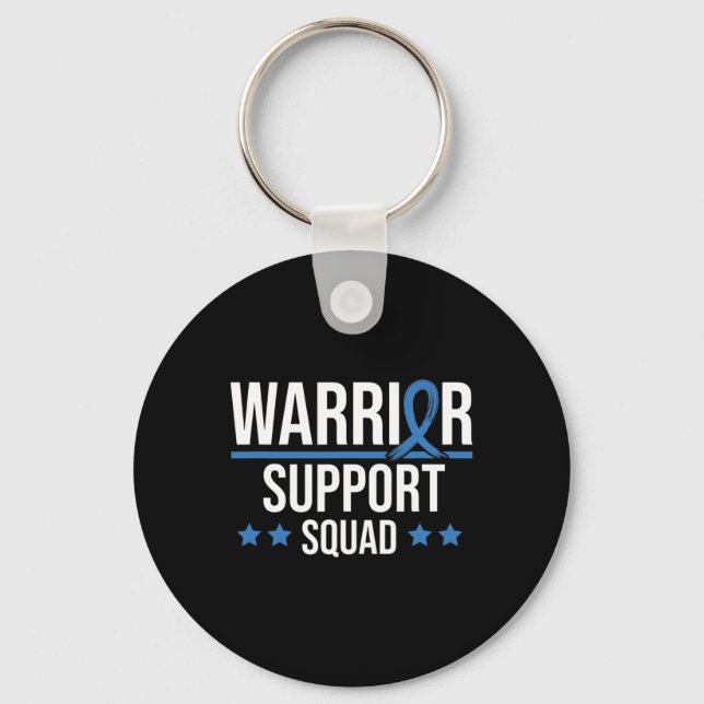 Porte-clés Warrior Support Squad Diabetes Awareness  (Recto)