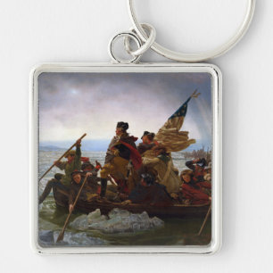Porte-clés Washington Crossing Delaware Art