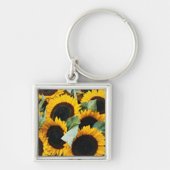 Porte-clés Washington, Seattle, Tournesol à vendre pike (Devant)