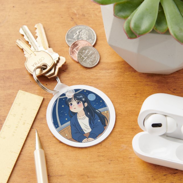 Porte-clés Watching the stars at the planetarium (Bureau)