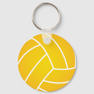 Porte-clés Water Polo Ball Jaune Porte - clé