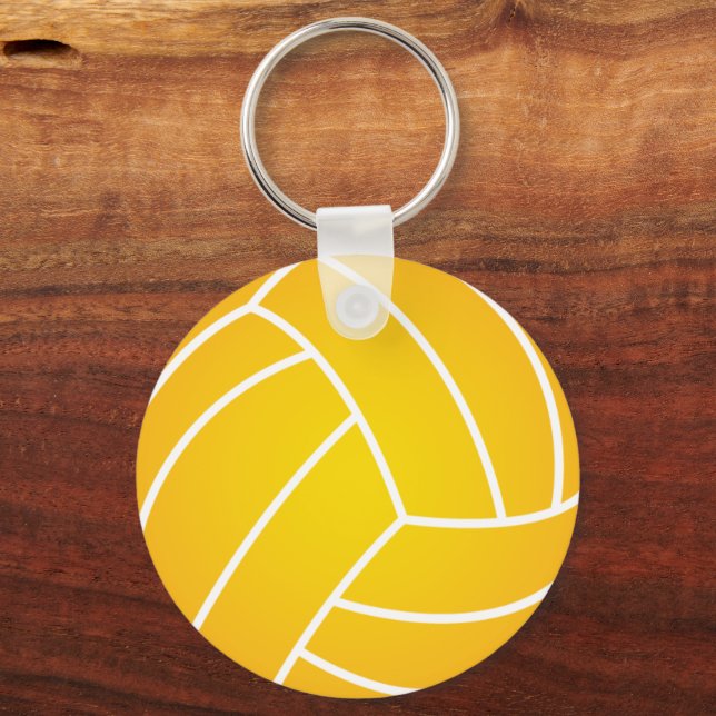 Porte-clés Water Polo Ball Jaune Porte - clé (Verso)