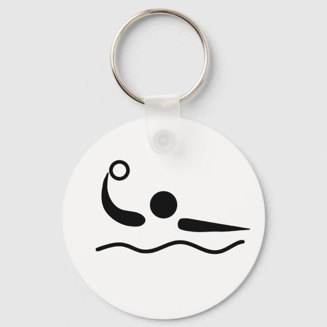 Porte-clés Water Polo Waterpolo Pictogram (Recto)